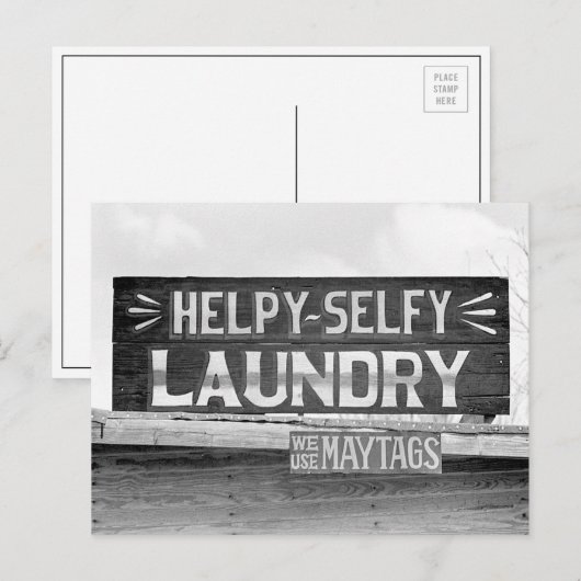 Wasbord, 1938 briefkaart (Voorkant / Achterkant)