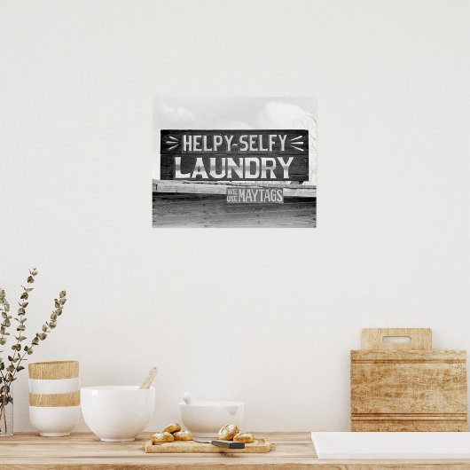 Wasbord, 1938. foto poster (Keuken)