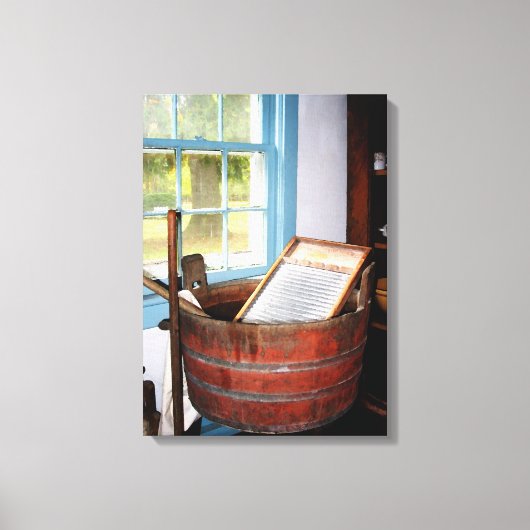 Wasbord Canvas Afdruk (Voorkant)