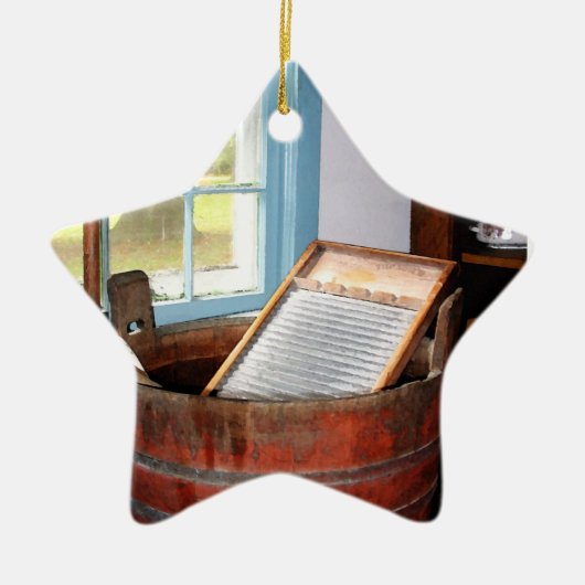 Wasbord Keramisch Ornament (Voorkant)