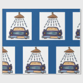 Wasbord voor auto cadeaupapier (Vlak)