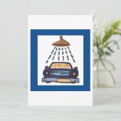 Wasbord voor auto kaart (Staand voorkant)