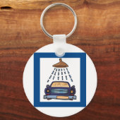 Wasbord voor auto sleutelhanger (Voorkant)