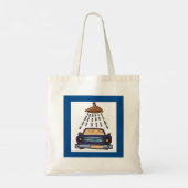 Wasbord voor auto tote bag (Achterkant)