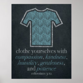 Wasbord voor kamer art. 16x20 poster