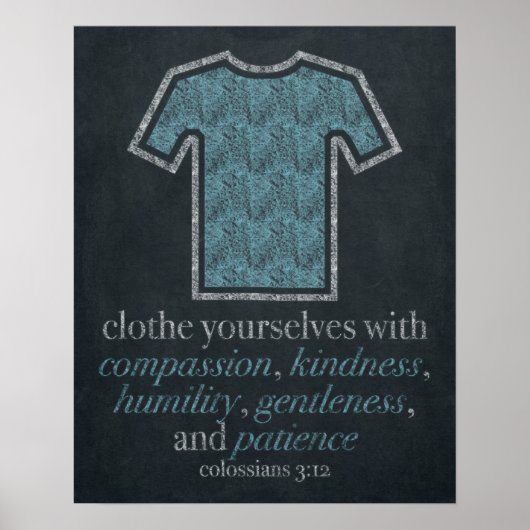 Wasbord voor kamer art. 16x20 poster (Voorkant)