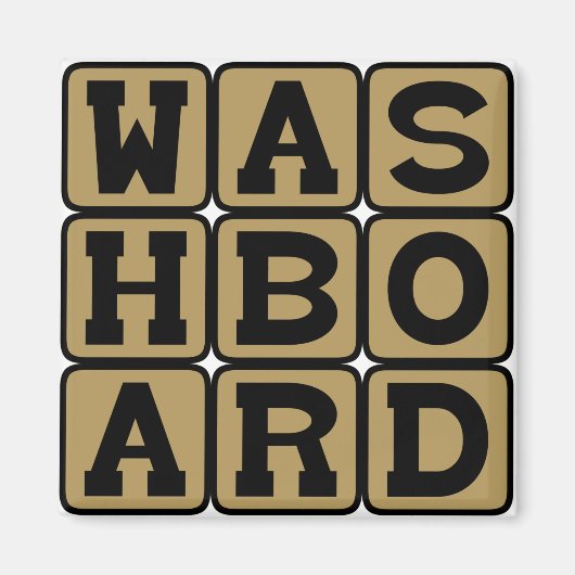Wasbord, Wasgereedschap of Abs Magneet (Voorkant)