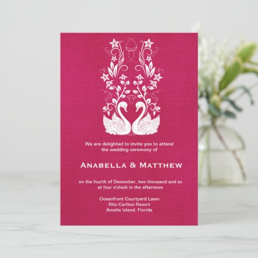 Wasbruiloft Kaart (Staand voorkant)