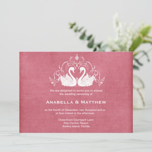 Wasbruiloft Kaart (Staand voorkant)