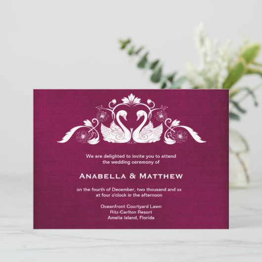 Wasbruiloft Kaart (Staand voorkant)