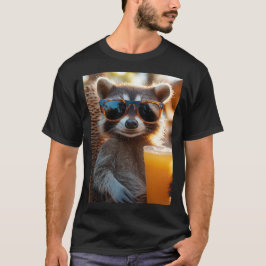 Waschbär bleibt cool t-shirt