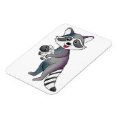Waschbär mit Schaf Magneet (Linkerzijde)