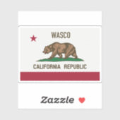 Wasco CA Sticker (Vel)