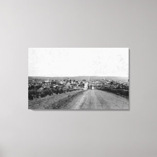 Wasco, Oregon Vods Oogoog Uitzicht Foto Canvas Afdruk