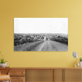 Wasco, Oregon Vods Oogoog Uitzicht Foto Canvas Afdruk (Insitu (Woonkamer))