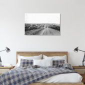 Wasco, Oregon Vods Oogoog Uitzicht Foto Canvas Afdruk (Insitu (Slaapkamer))