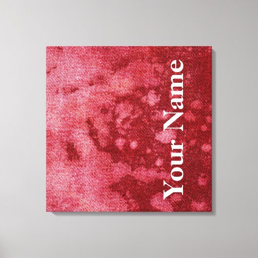 Wasd Denim Design #10 op Emporio Moffa Canvas Afdruk (Voorkant)