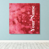 Wasd Denim Design #10 op Emporio Moffa Canvas Afdruk (Insitu (Houten vloer))