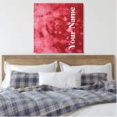 Wasd Denim Design #10 op Emporio Moffa Canvas Afdruk (Insitu (Slaapkamer))