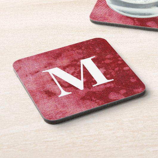 Wasd denim-ontwerp #10 @ Emporio Moffa Bier Onderzetter (Linkerzijde)