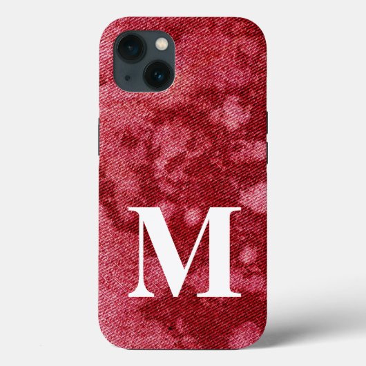 Wasd denim-ontwerp #10 @ Emporio Moffa Case-Mate iPhone Case (Achterkant)