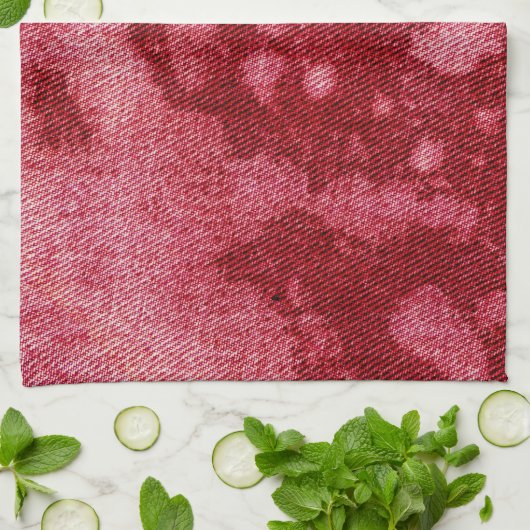 Wasd denim-ontwerp #10 @ Emporio Moffa Theedoek (Gevouwen)