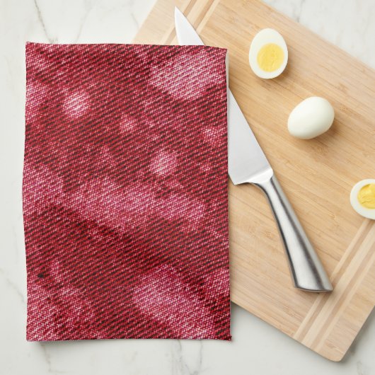 Wasd denim-ontwerp #10 @ Emporio Moffa Theedoek (Quarter Fold)