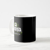 Wasd Het Is Wat Me Beweegt .grappig Pc Gamer Compu Koffiemok (Voorkant links)