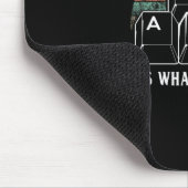 Wasd het is wat me beweegt - Grappige pc-gamer com Muismat (Hoek)