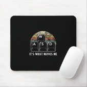 Wasd het is wat me beweegt - Grappige pc-gamer com Muismat (Met muis)