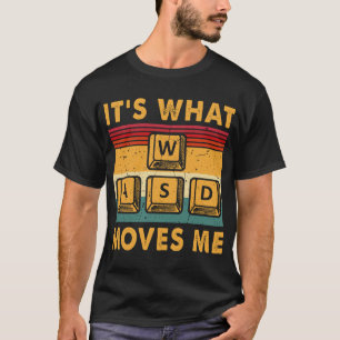 WASD Het is wat mij beweegt T-shirt