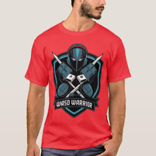 WASD PC-gamer T-shirts voor videogameliefhebbers