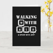 WASD - Speelgoedkaart voor PC-gamingfans Kaart (Gele Bloem)