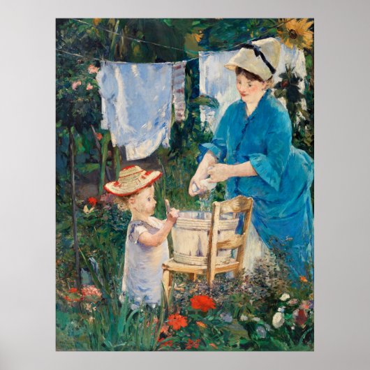 Wasdag ,Beroemd schilderij Poster (Voorkant)
