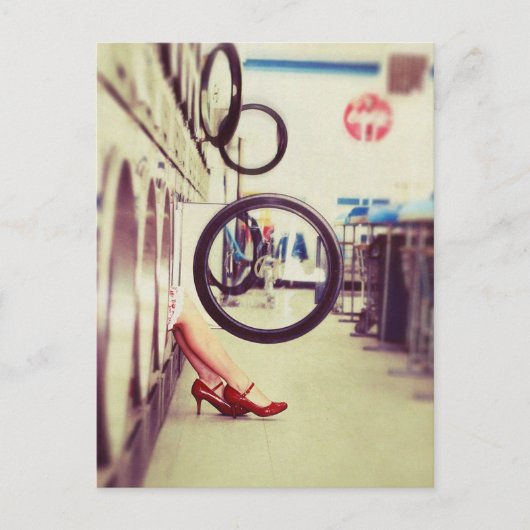 wasdag briefkaart (Voorkant)