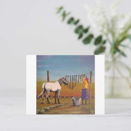 Wasdag Briefkaart (Staand voorkant)