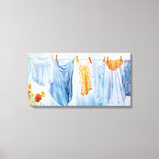 Wasdag in bloei canvas afdruk (Voorkant)