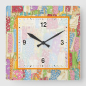 Wasdag Vierkante Klok (Voorkant)