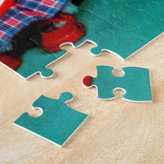 wasdag voor tabby kitten legpuzzel (Zijkant)