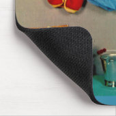 wasdag voor tafel kitten RPPC Muismat (Hoek)