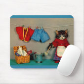 wasdag voor tafel kitten RPPC Muismat (Met muis)
