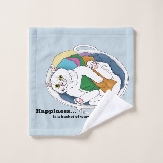 Wasdagkat Bad Handdoek (Wasdoekje)