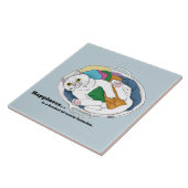 Wasdagkat Tegeltje (Zijkant)