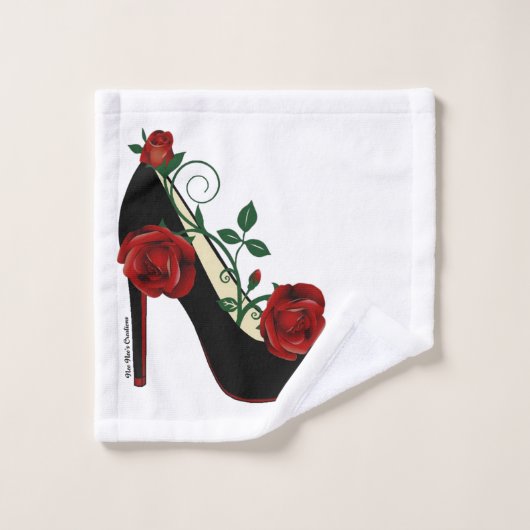Wasdoek - Stiletto-Roos Washandje (Wasdoekje)
