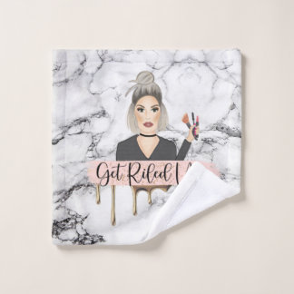 Wasdoek voor huidverzorging washandje