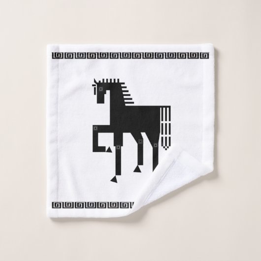 Wasdoek voor ijzerpaarden washandje (Wasdoekje)