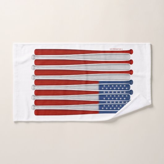 Wasdoekset voor honkbal-Amerika (VS) Bad Handdoek (Handdoek)