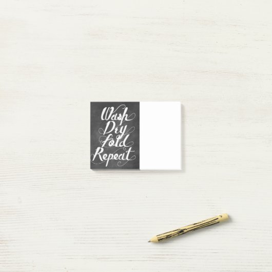 Wasdroog herhalen post-it® notes (Op bureau)