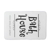 Wasdroog wasdroog wasdroog vaalhuis Herhaal Badmat (Voorkant)