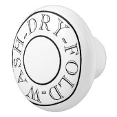 WASDROOGVOUDIG - Wasbakkeramische knop (Rechts)